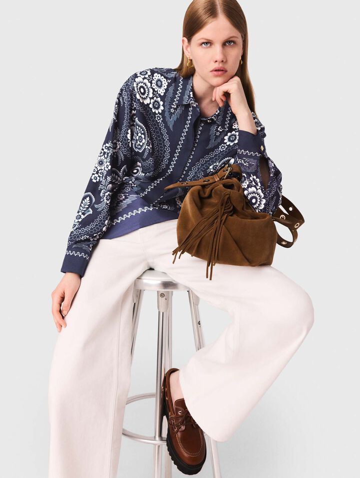 Bandana printed blouse