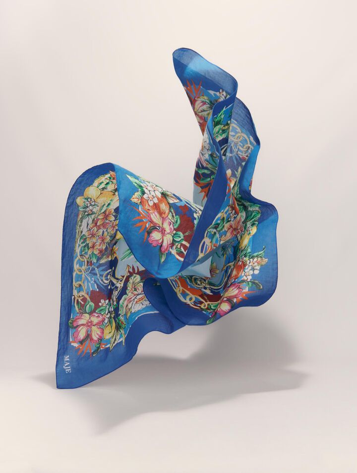 Cotton printed scarf