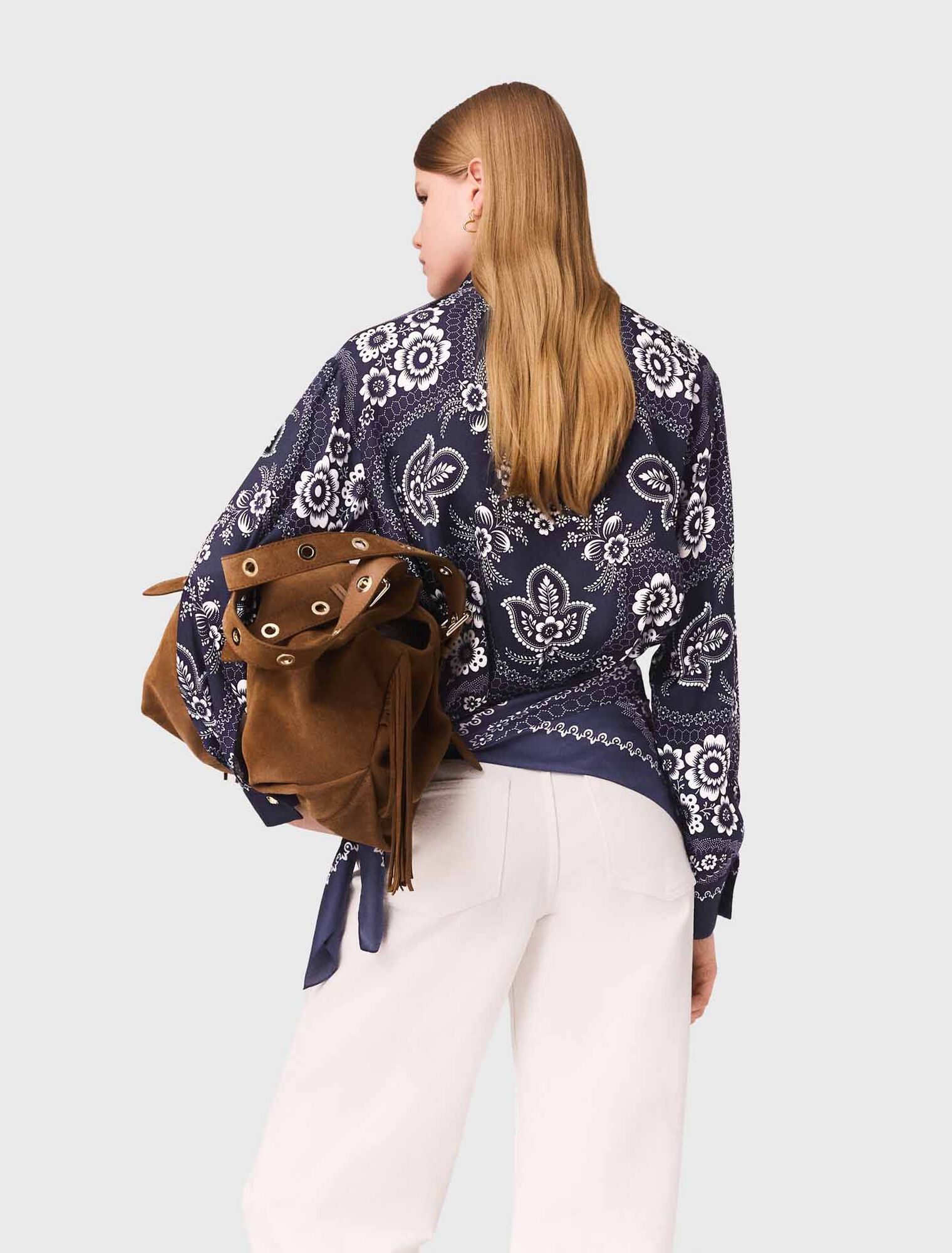 Bandana printed blouse