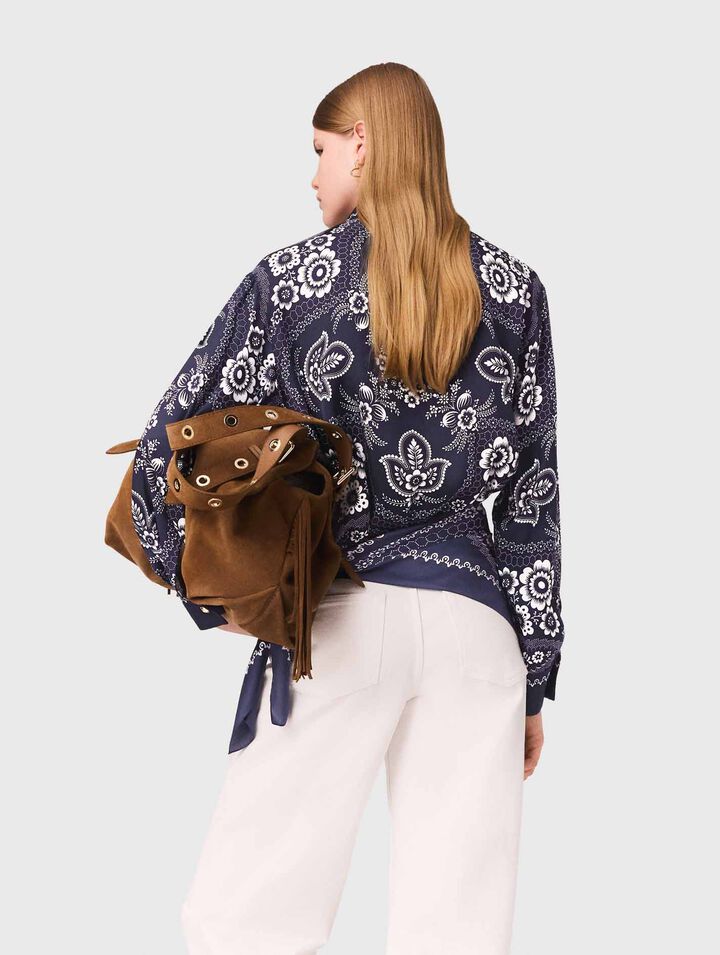 Bandana printed blouse