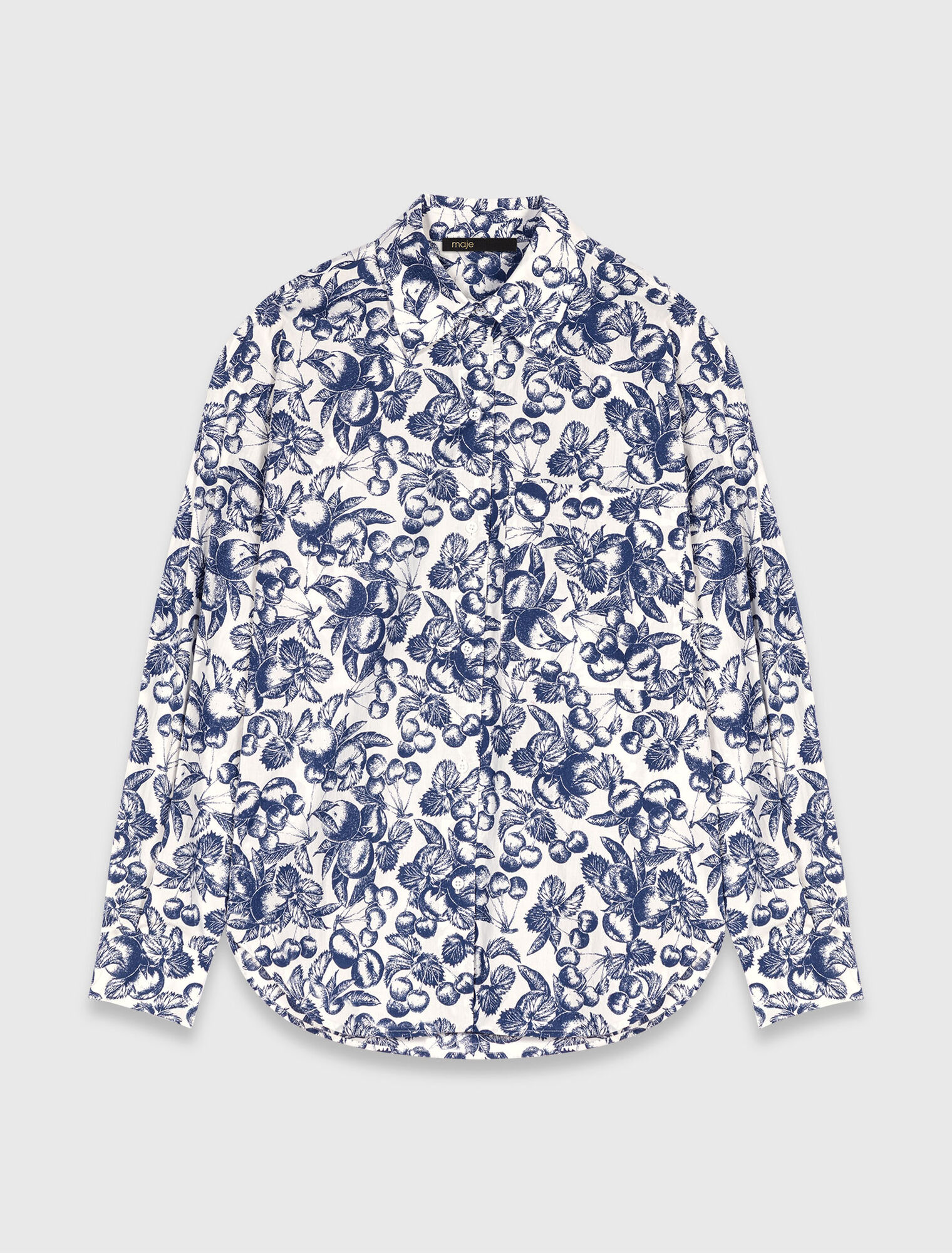 Long patterned shirt
