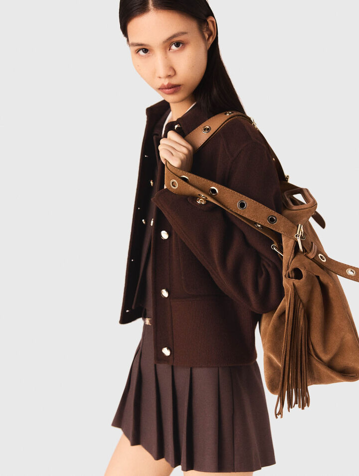 Short cropped coat