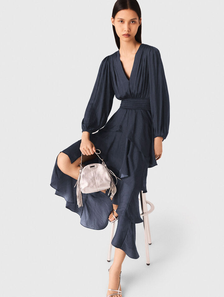 Ruffled maxi dress