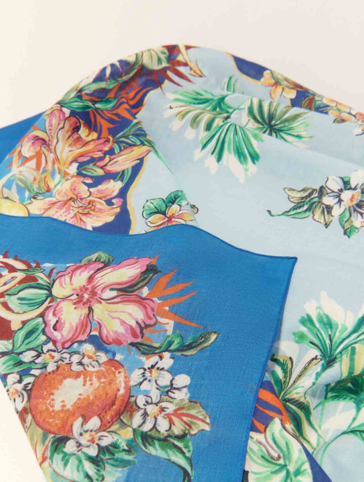 Cotton printed scarf