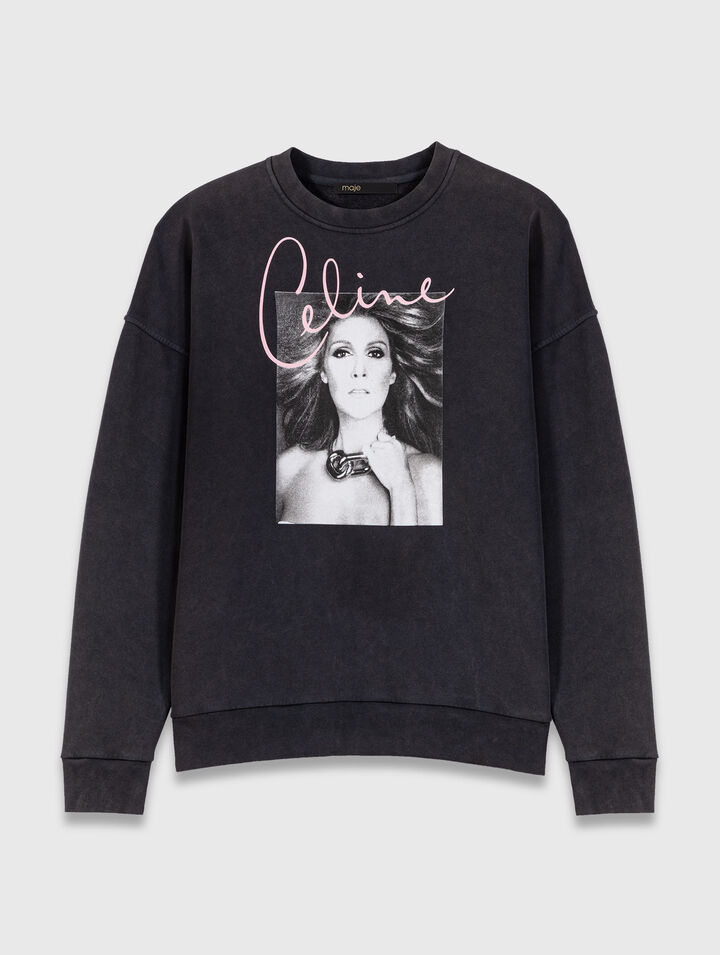 Maje x Céline Dion sweatshirt
