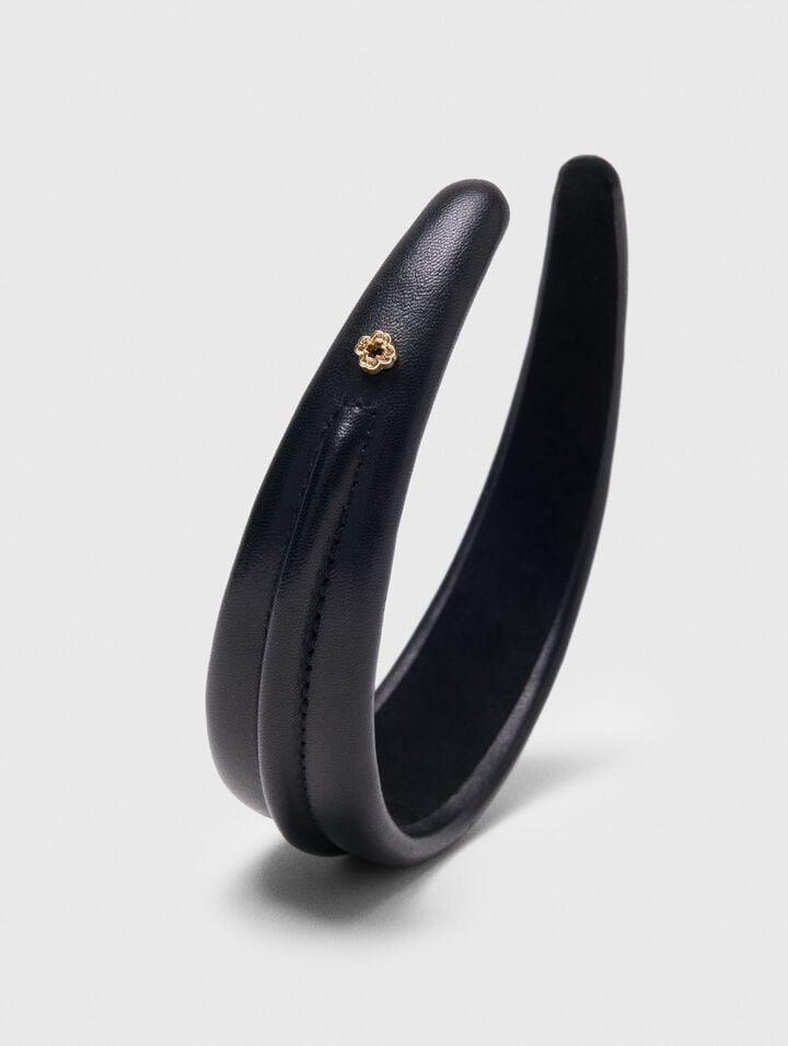 Leather headband