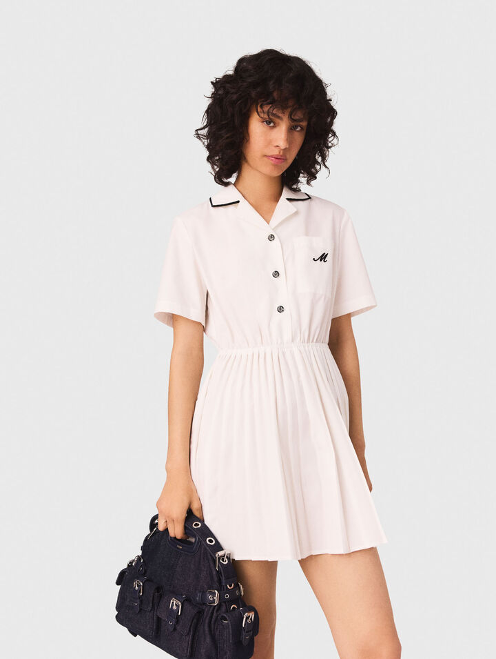 Short-sleeved shirt dress