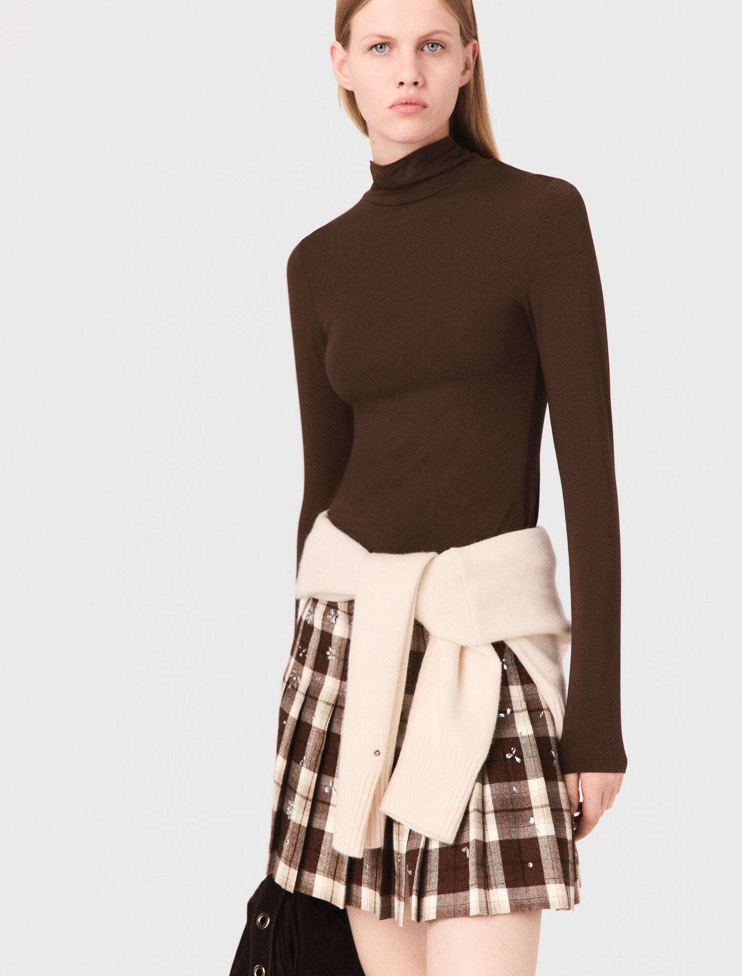Roll neck T-shirt