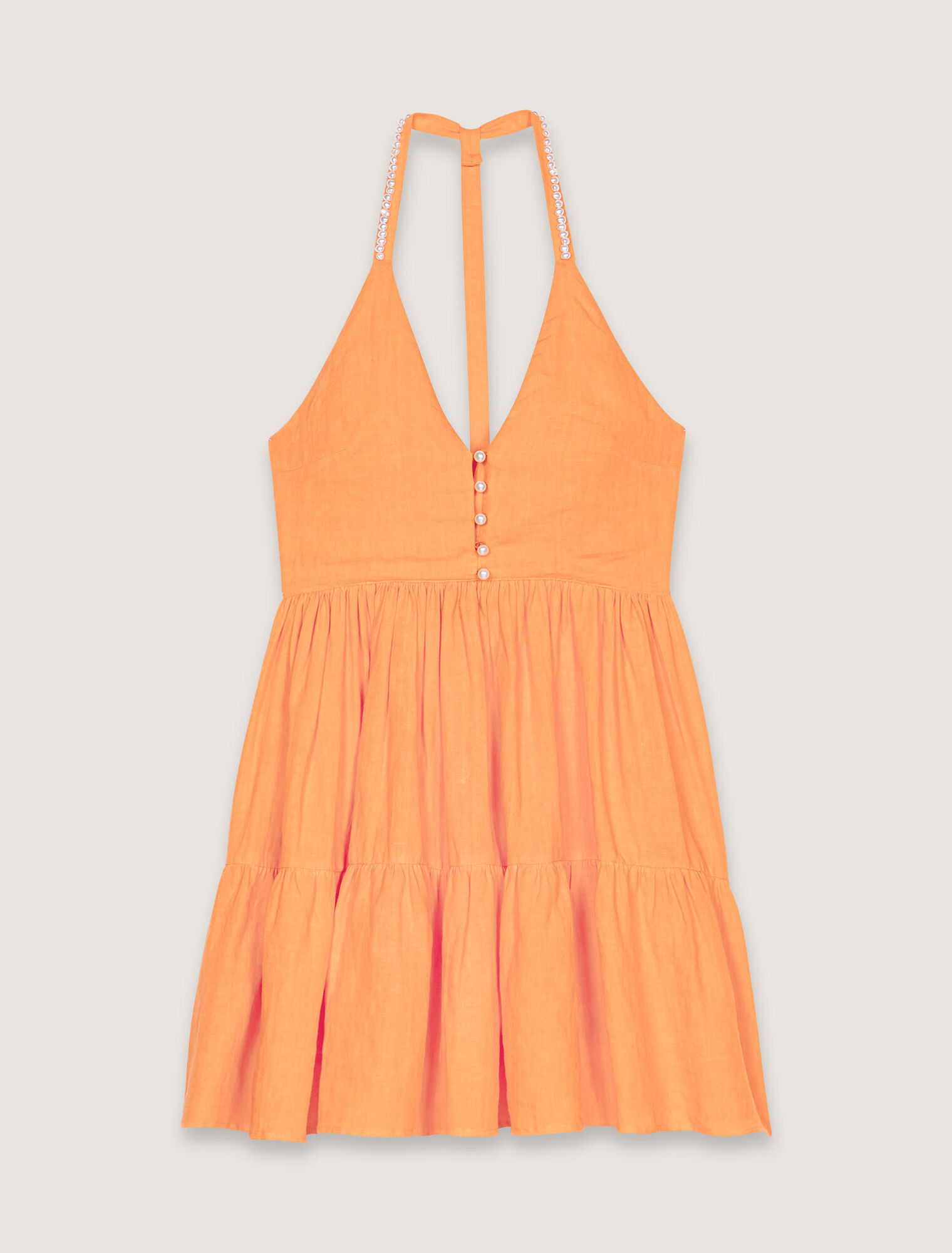 Mini linen dress