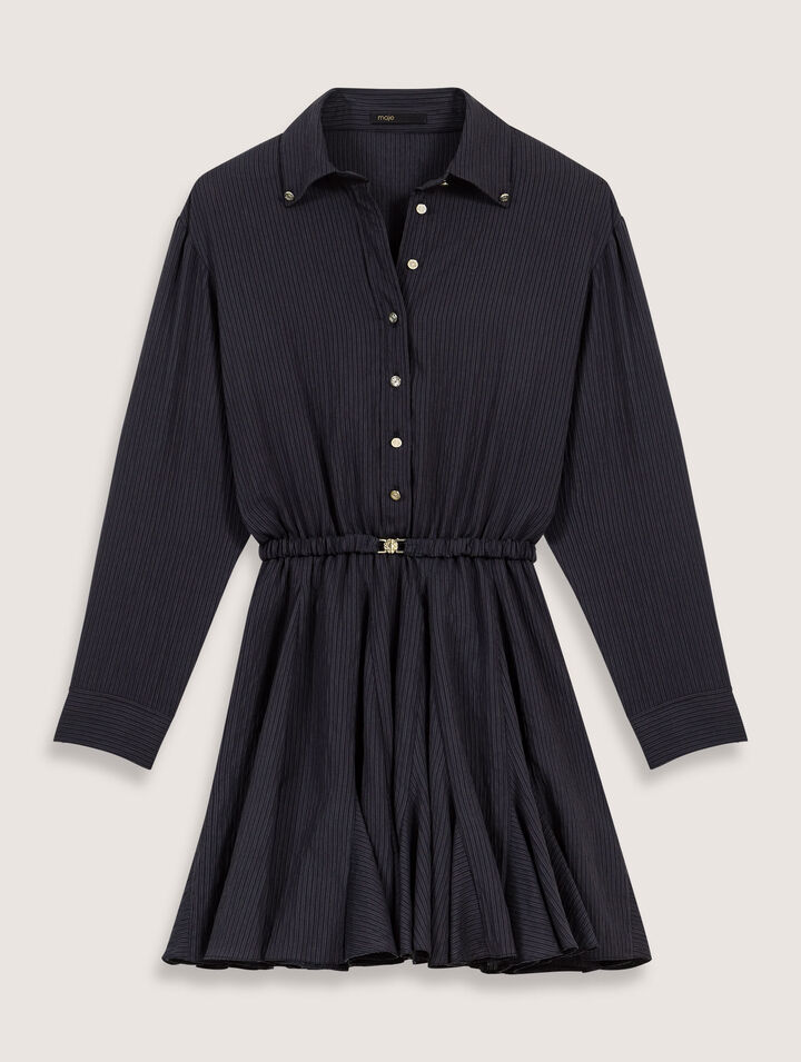 Mini crepe dress