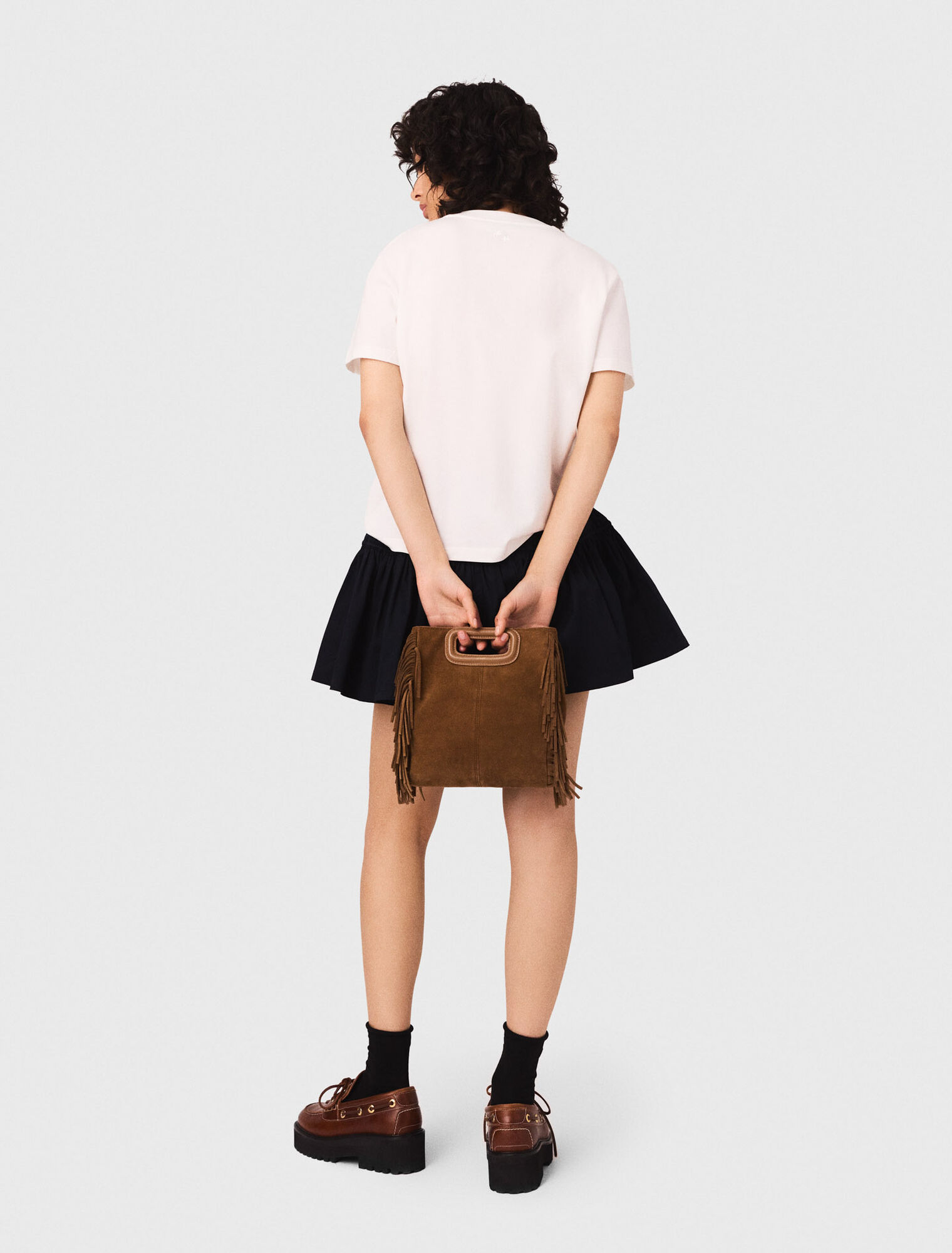 T-shirt with embroidered Paris logo