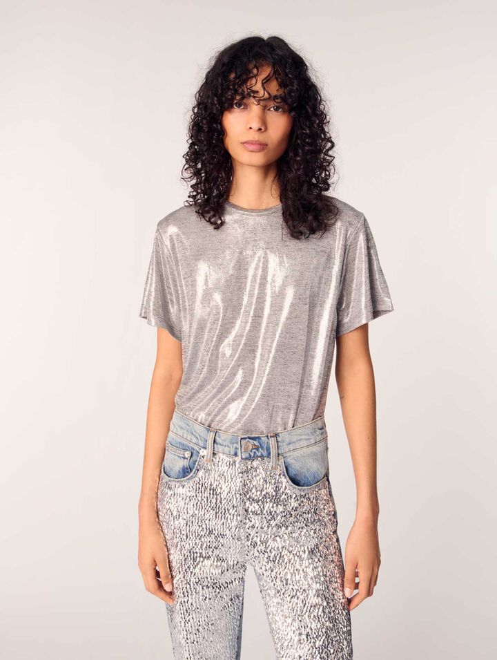 Metallic T-shirt