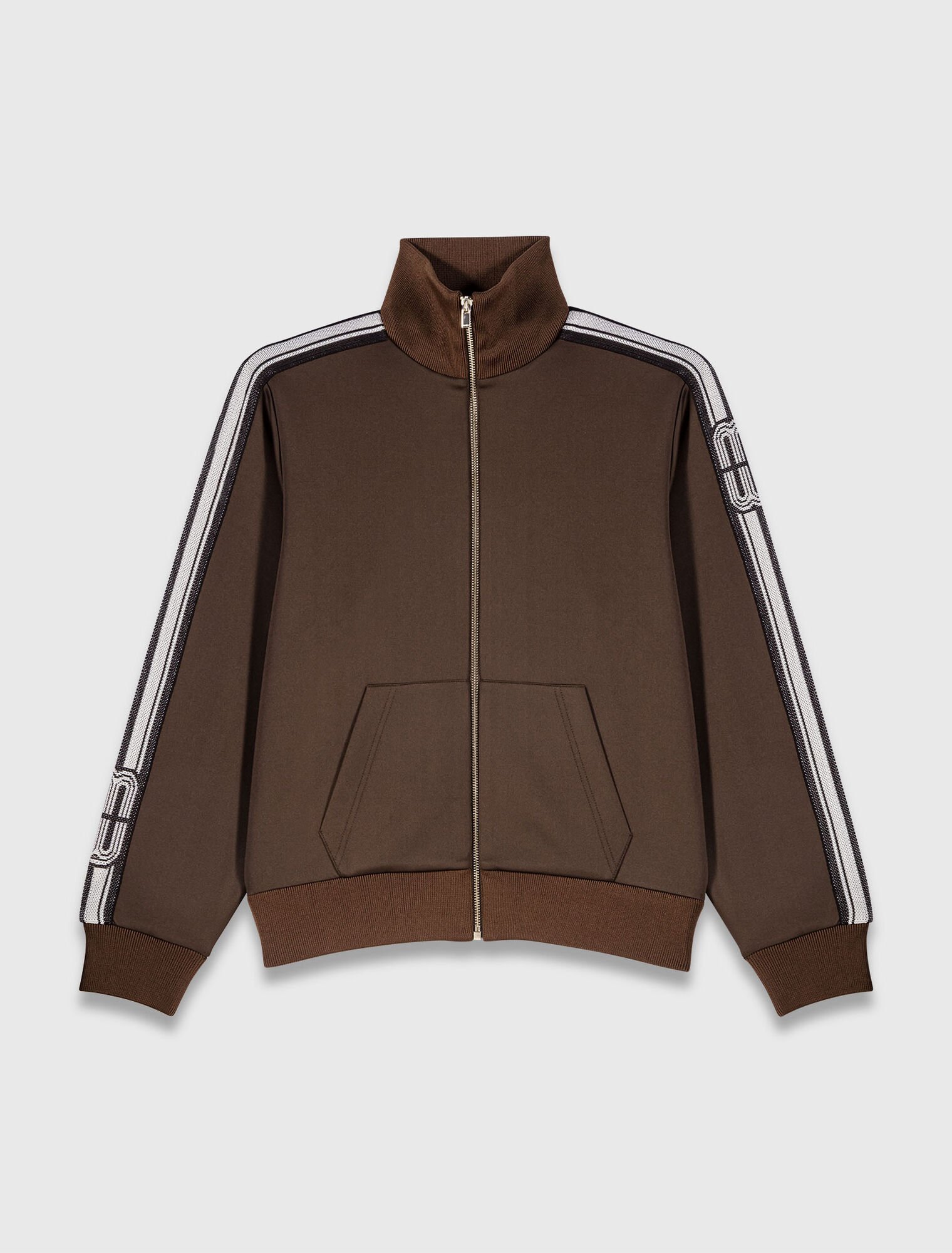 Sweatshirt with straight stripes