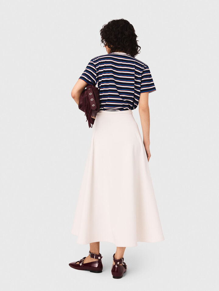 Heavy crepe skirt