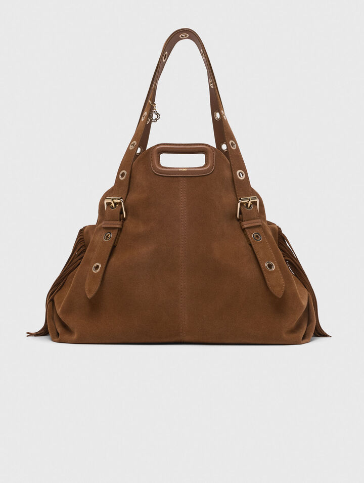 Suede Miss M XL bag