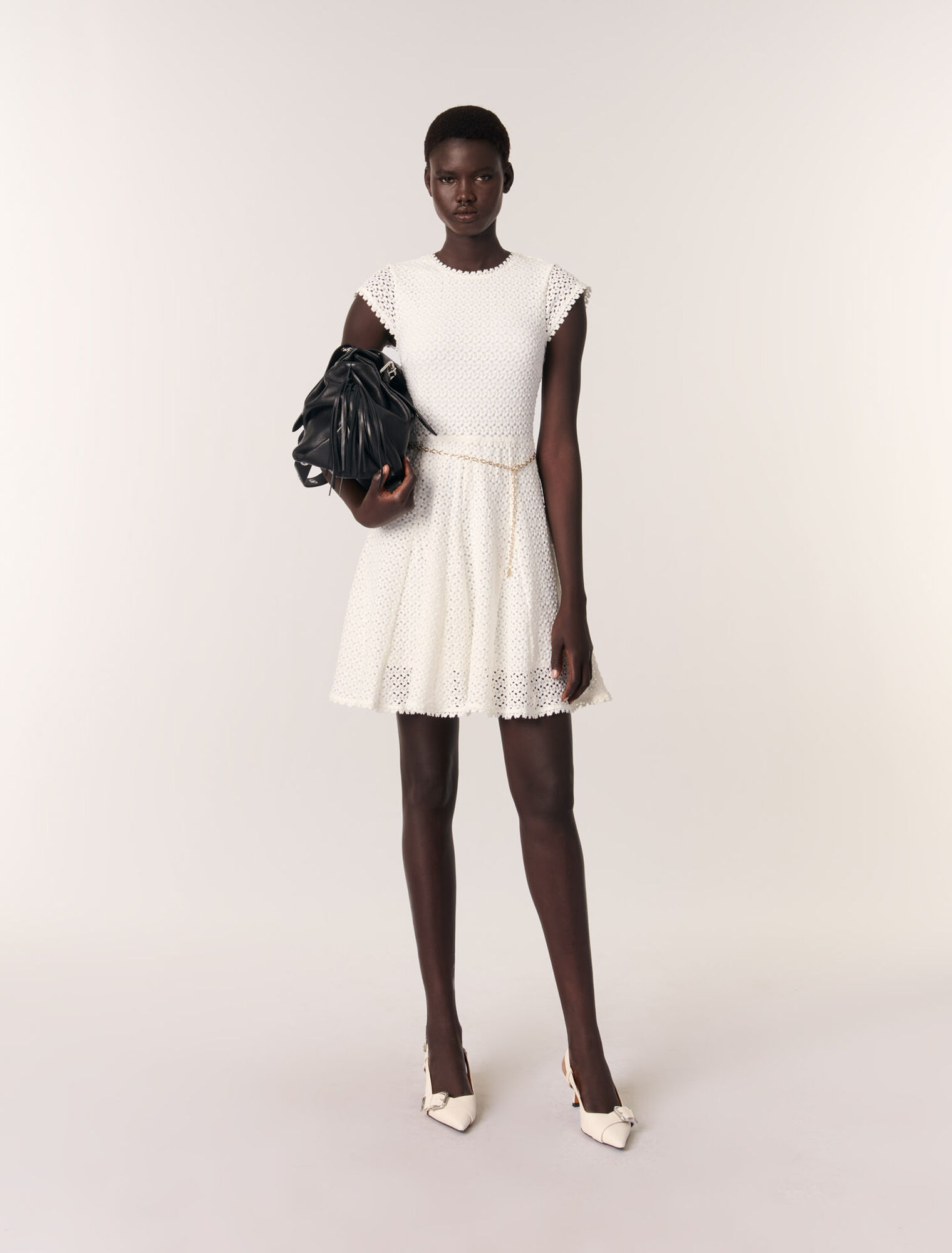 Mini crochet dress