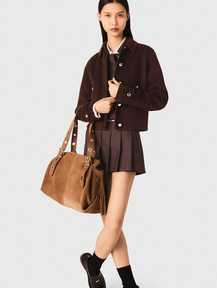 Short cropped coat
