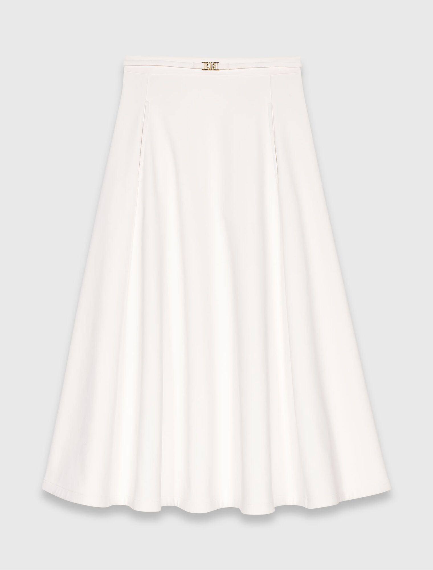 Heavy crepe skirt