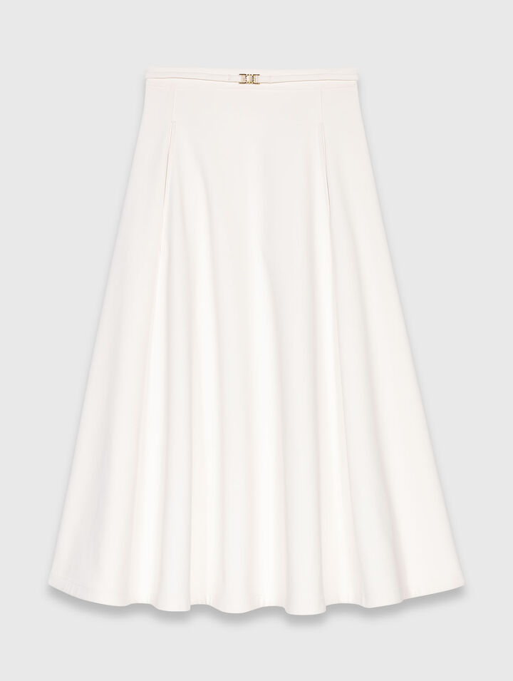 Heavy crepe skirt