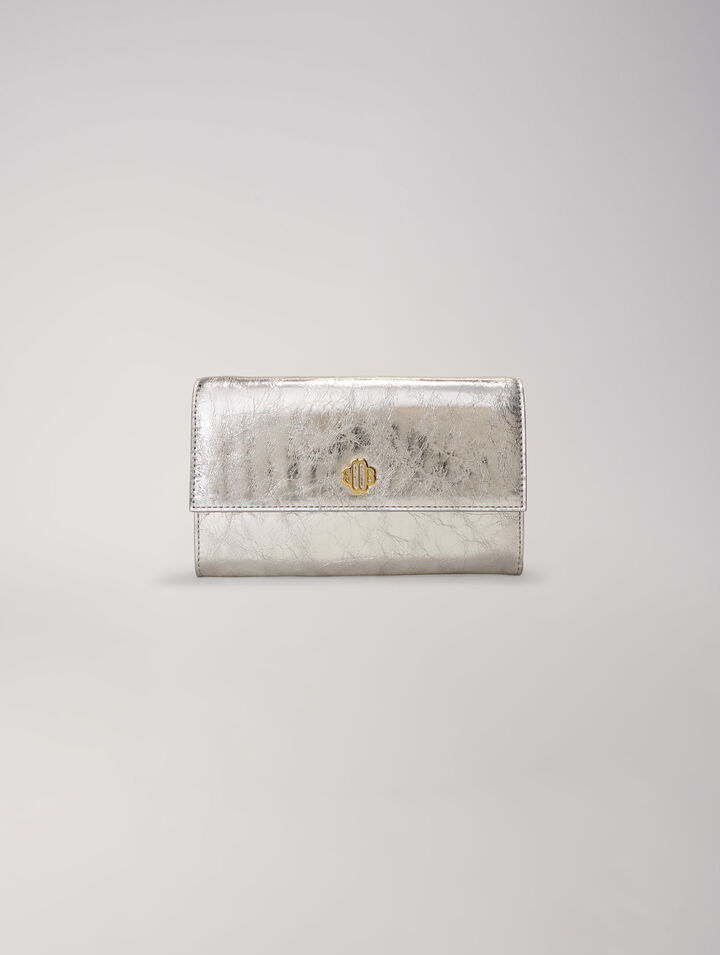 Metallic wallet bag