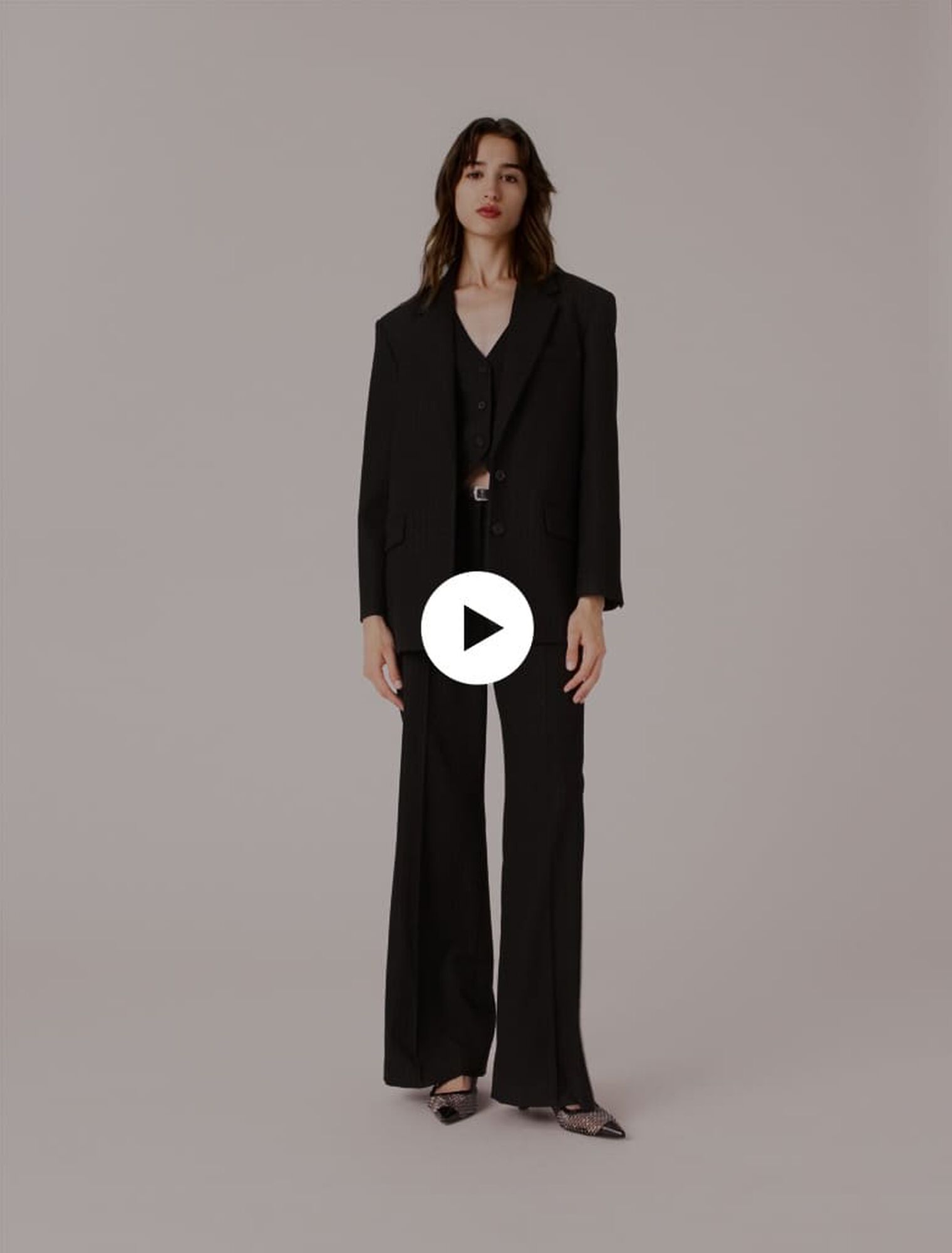 Rhinestone suit jacket