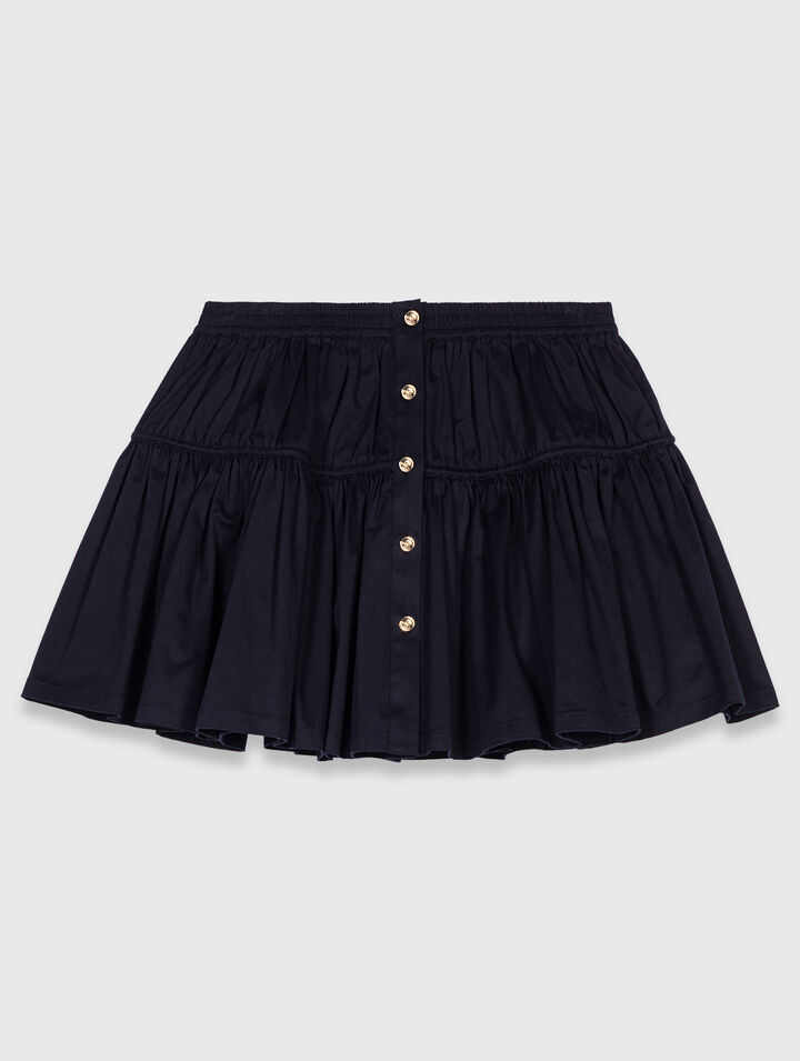 Short elasticated waist skirt