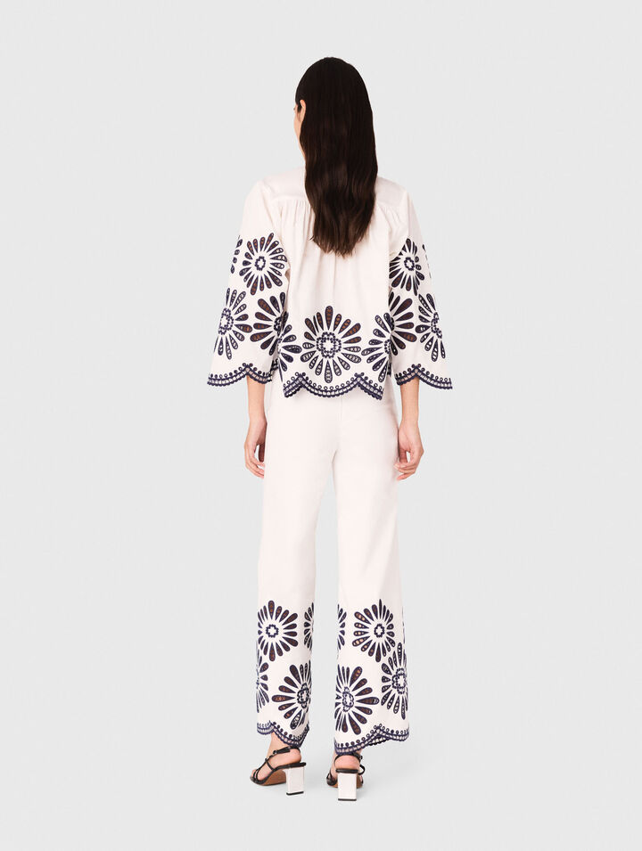 Top court en crochet