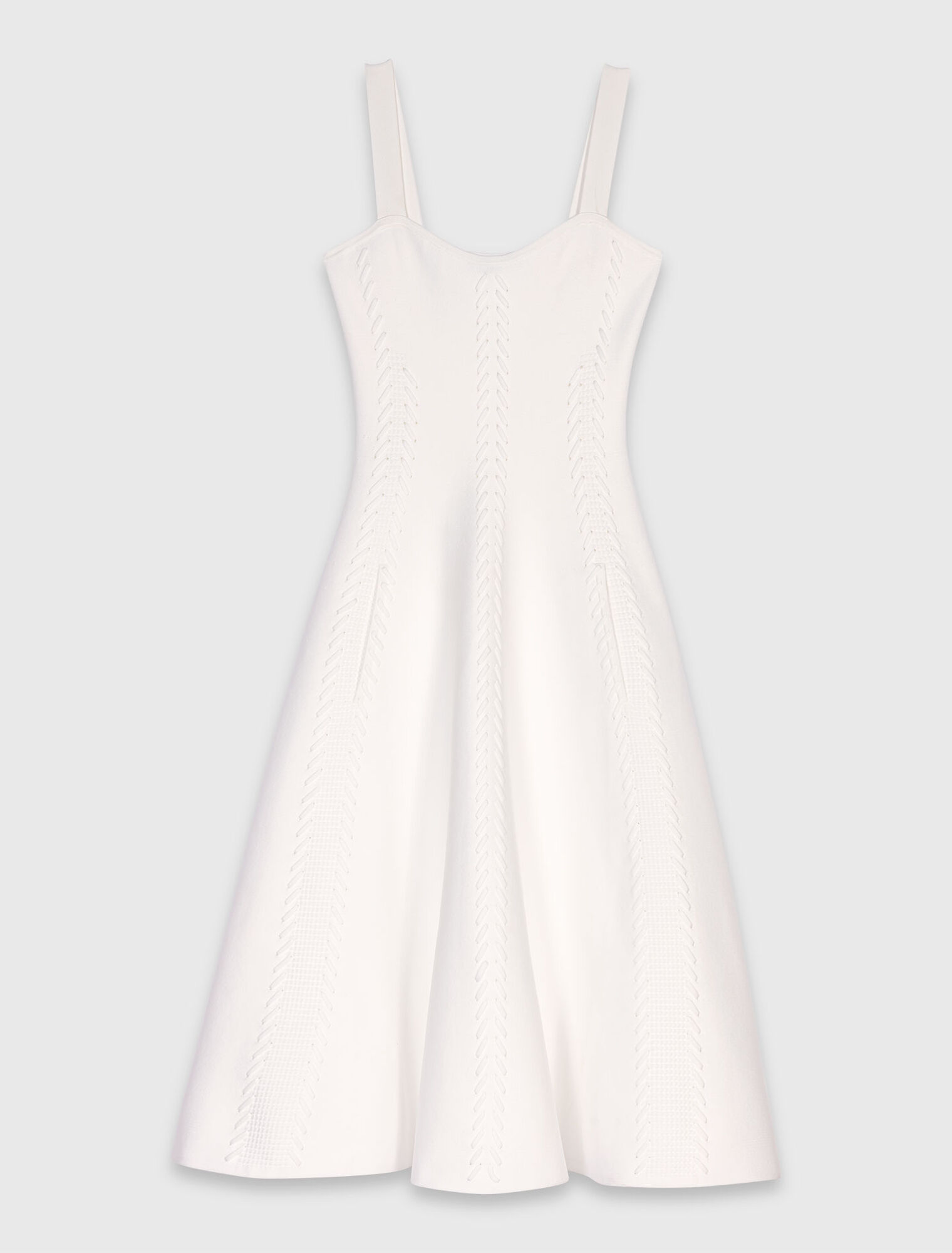 Long knit babydoll dress
