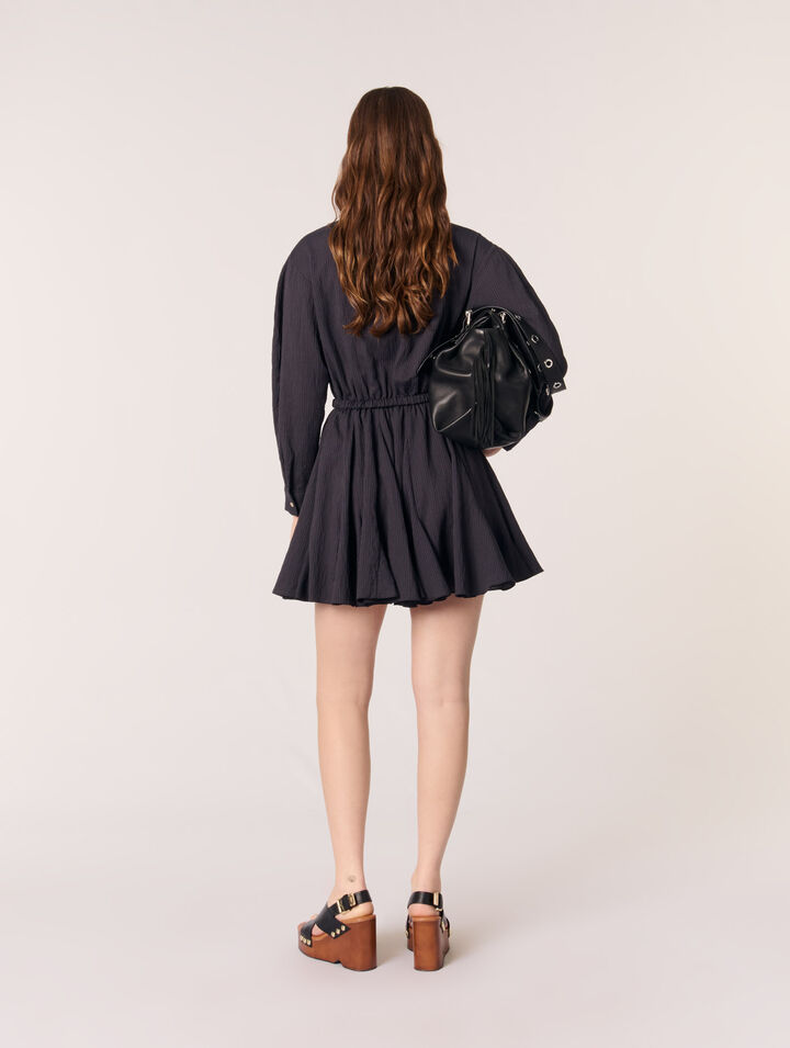 Mini crepe dress