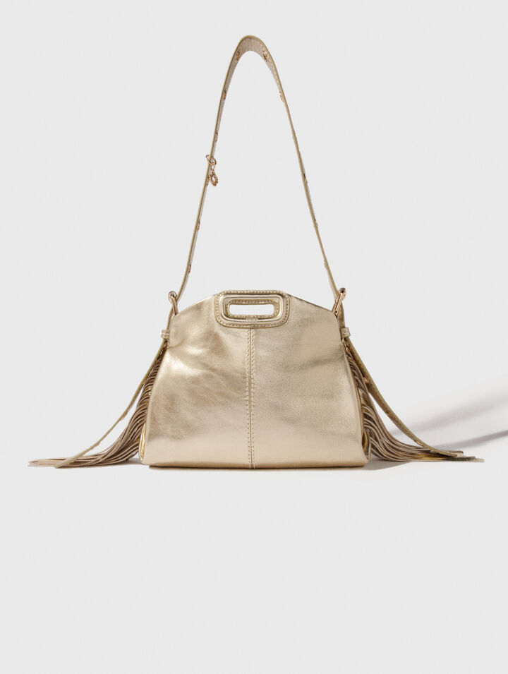 Metallic leather Miss M Mini bag