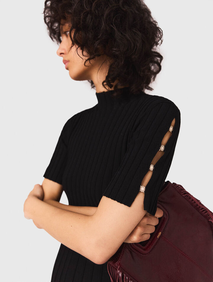 Mini knit dress