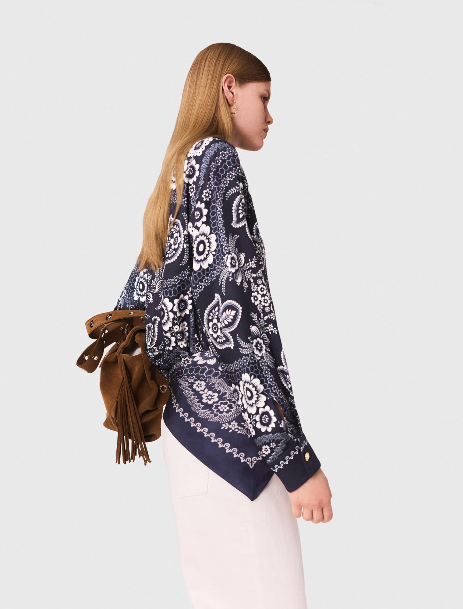 Bandana printed blouse