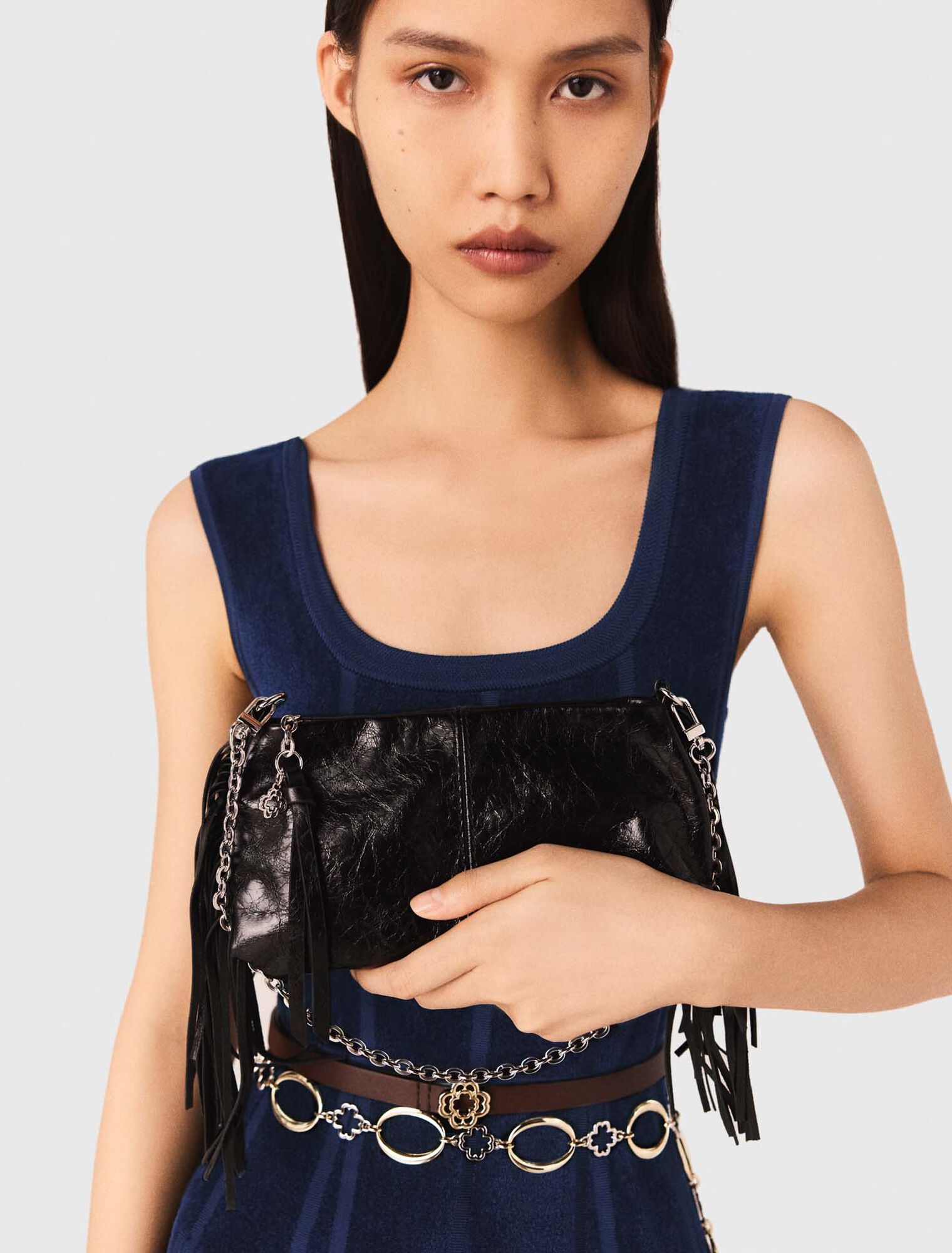 Velvet midi dress