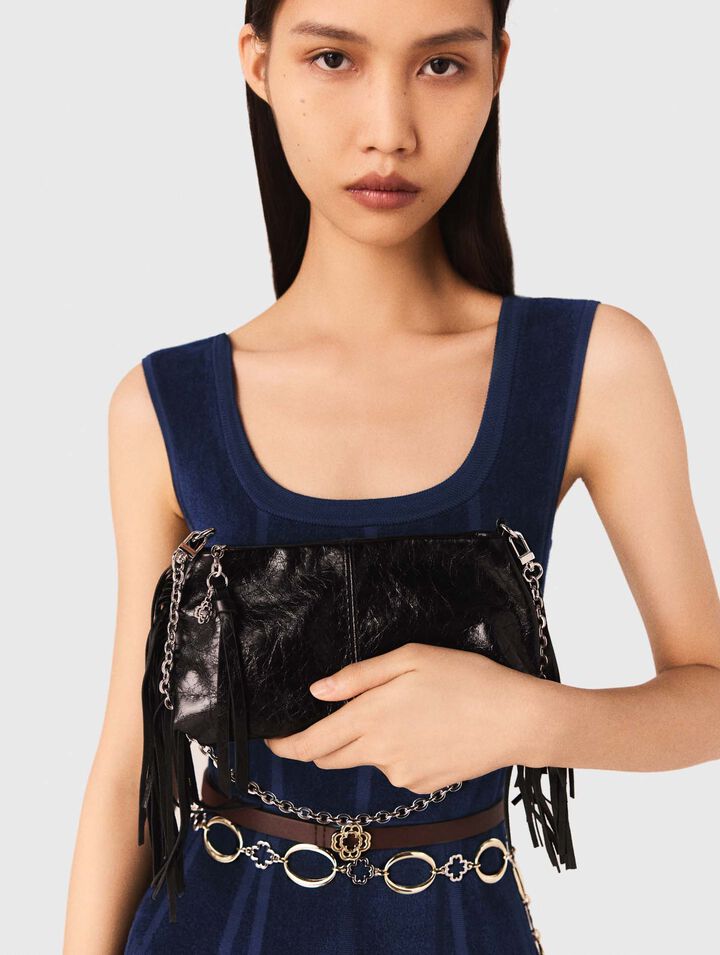 Velvet midi dress