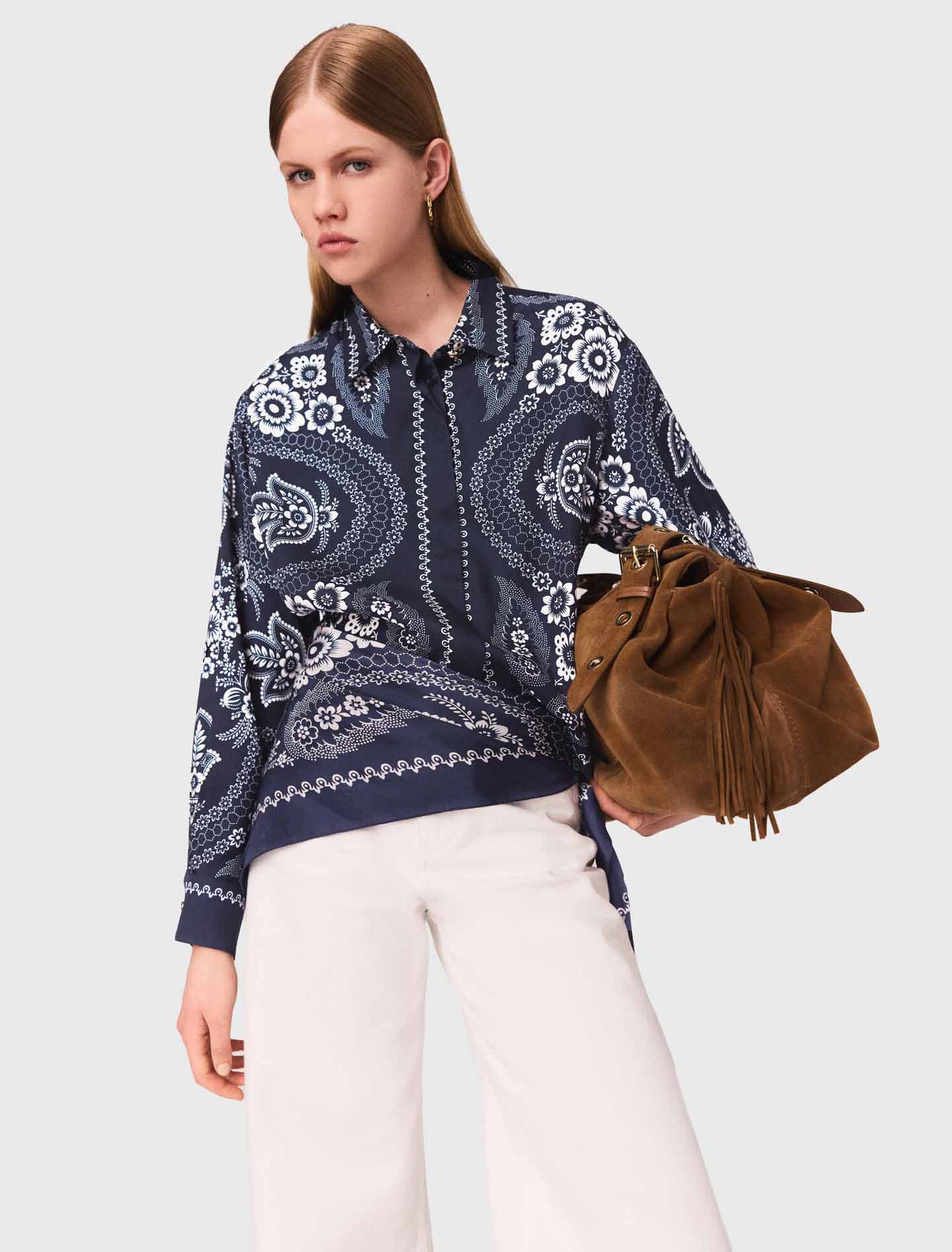 Bandana printed blouse