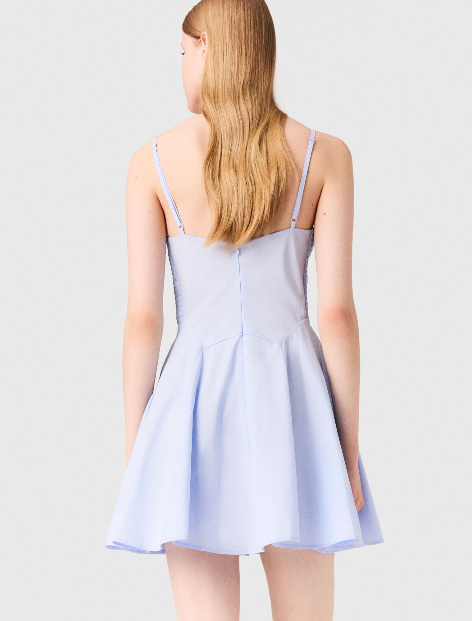 Mini cotton babydoll dress