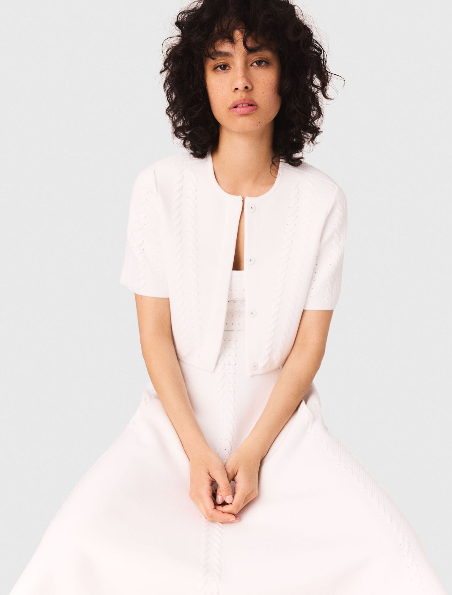 Cropped cardigan