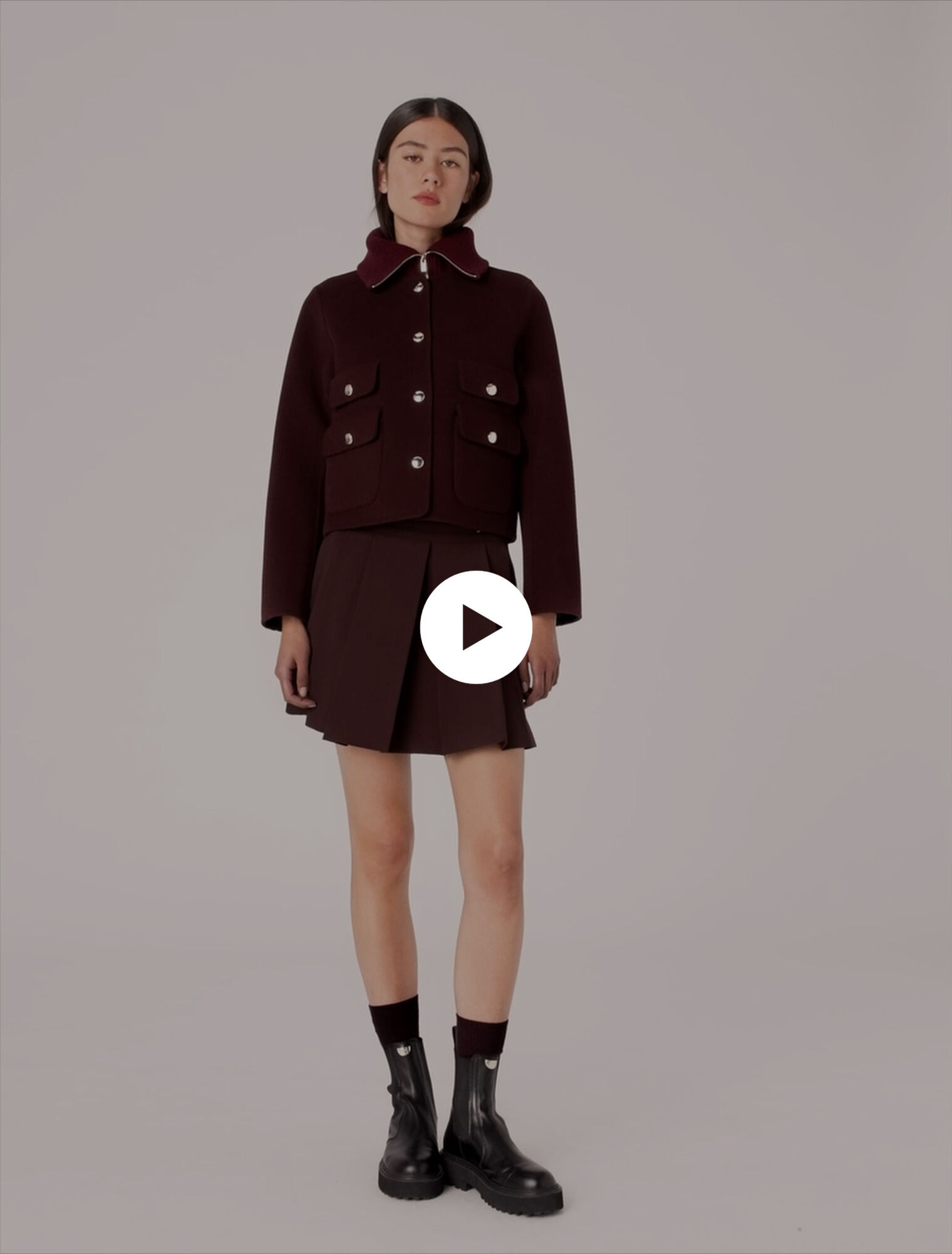 Reversible double-faced jacket