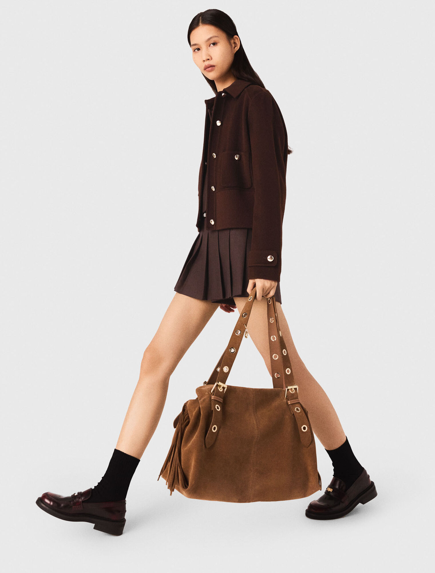 Short cropped coat