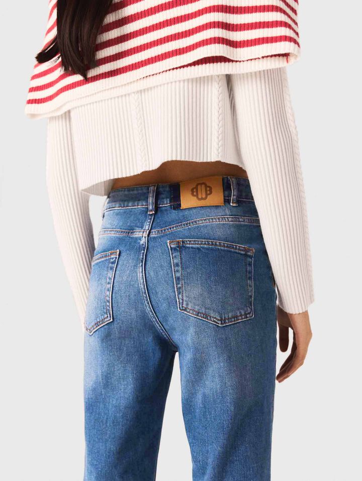 Jeans with button fly