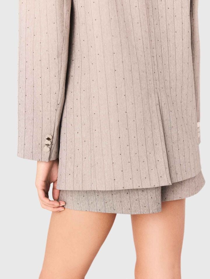 Rhinestone suit blazer