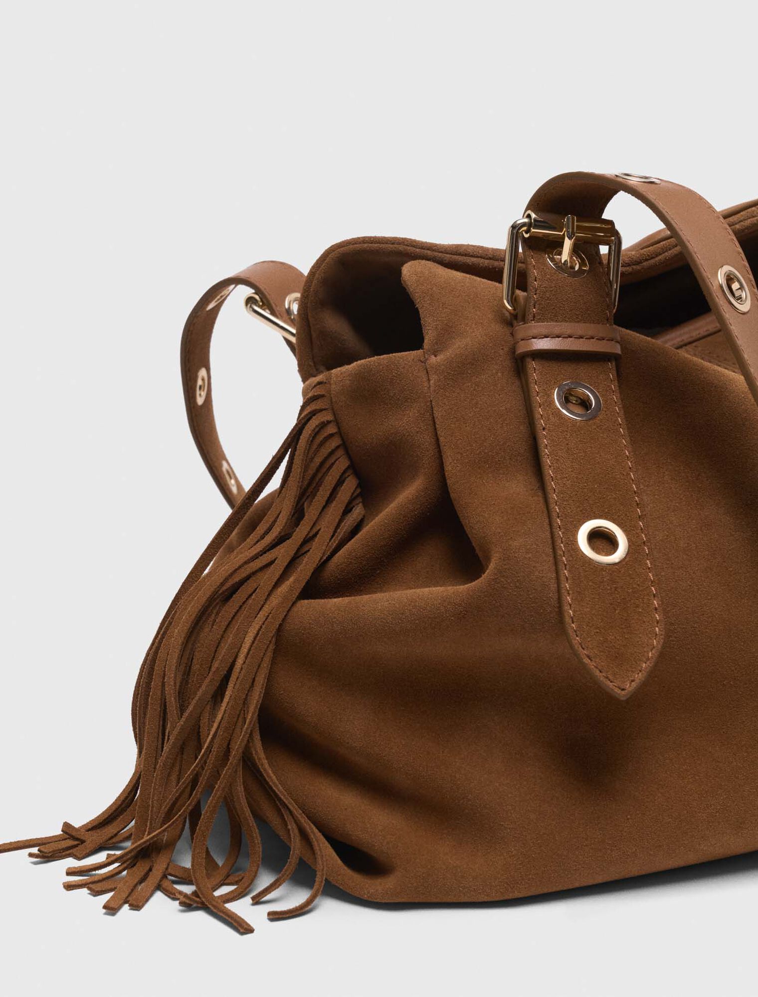 Suede Miss M XL bag